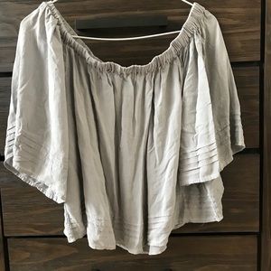 Off The shoulder flow-y blouse